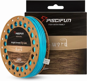 Piscifun Sword Fly Fishing Line with Welded Loop, Weight Forward Floating Fly Line, Available in WF1, WF2, WF3, WF4, WF5, WF6, WF7, WF8, WF9, and WF10 Weights, in Lengths of 90 and 100 Feet