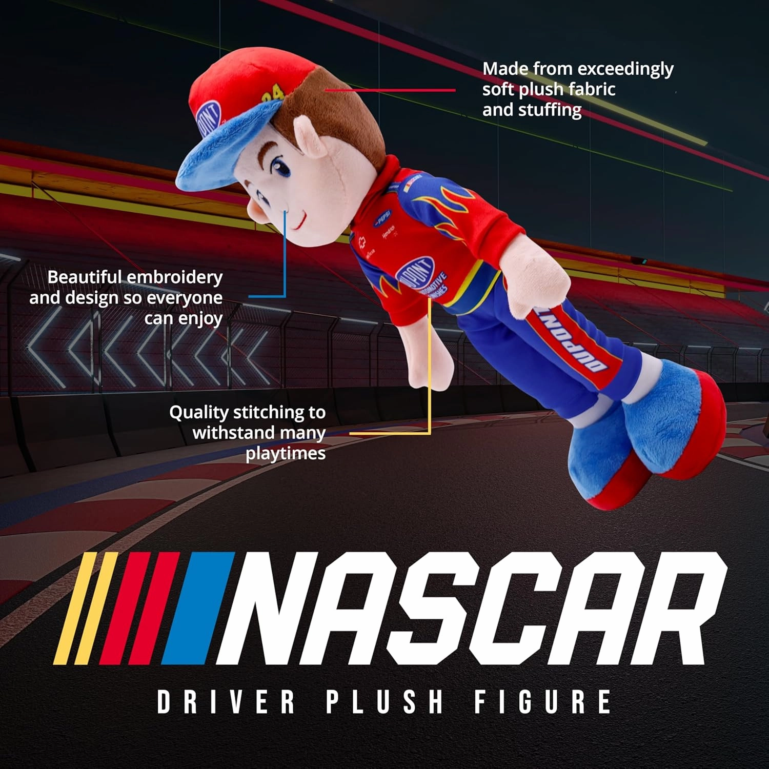 Playtime by Eimmie Hendrick Motorsports Jeff Gordon Dupont Plush Figure