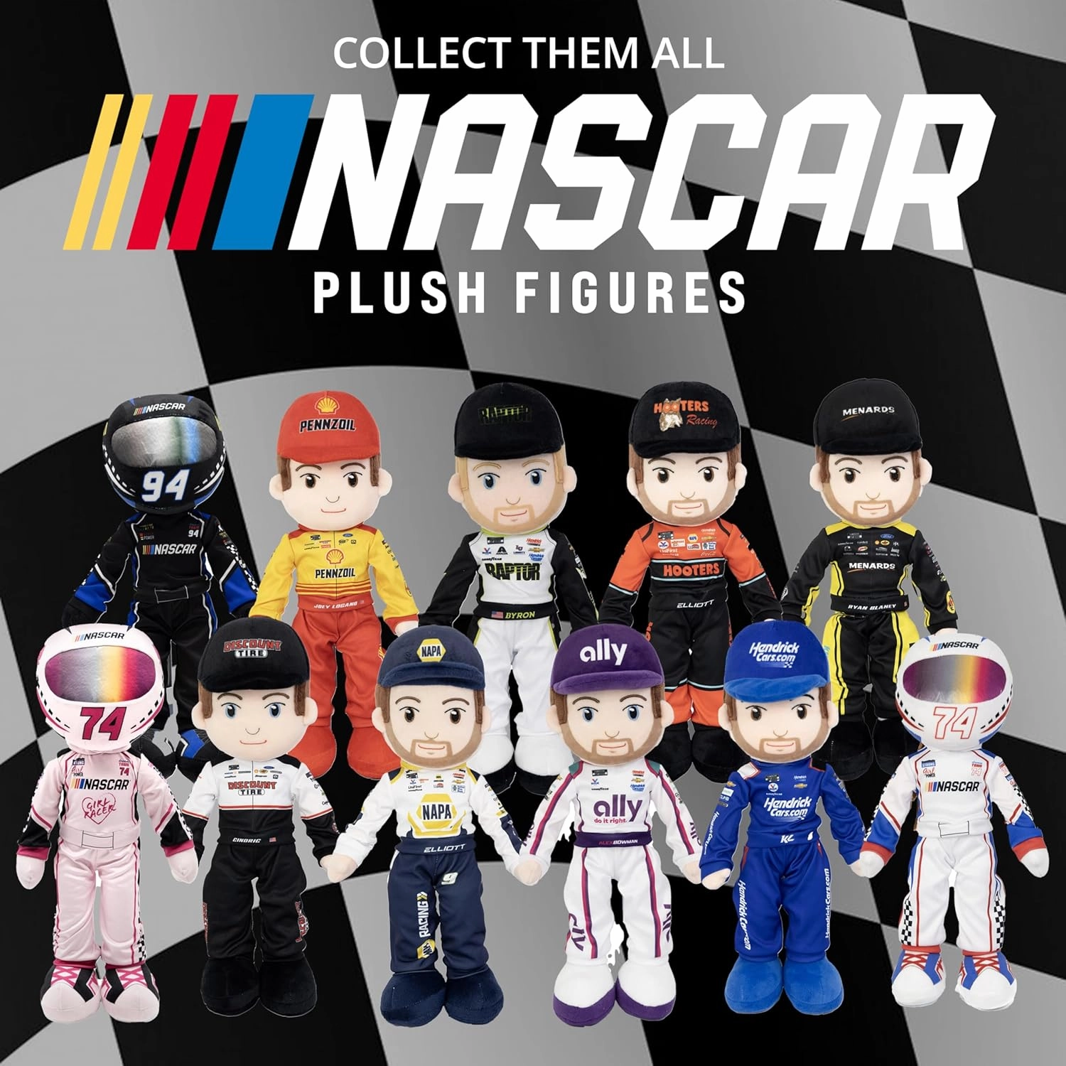 Playtime by Eimmie Hendrick Motorsports Jeff Gordon Dupont Plush Figure