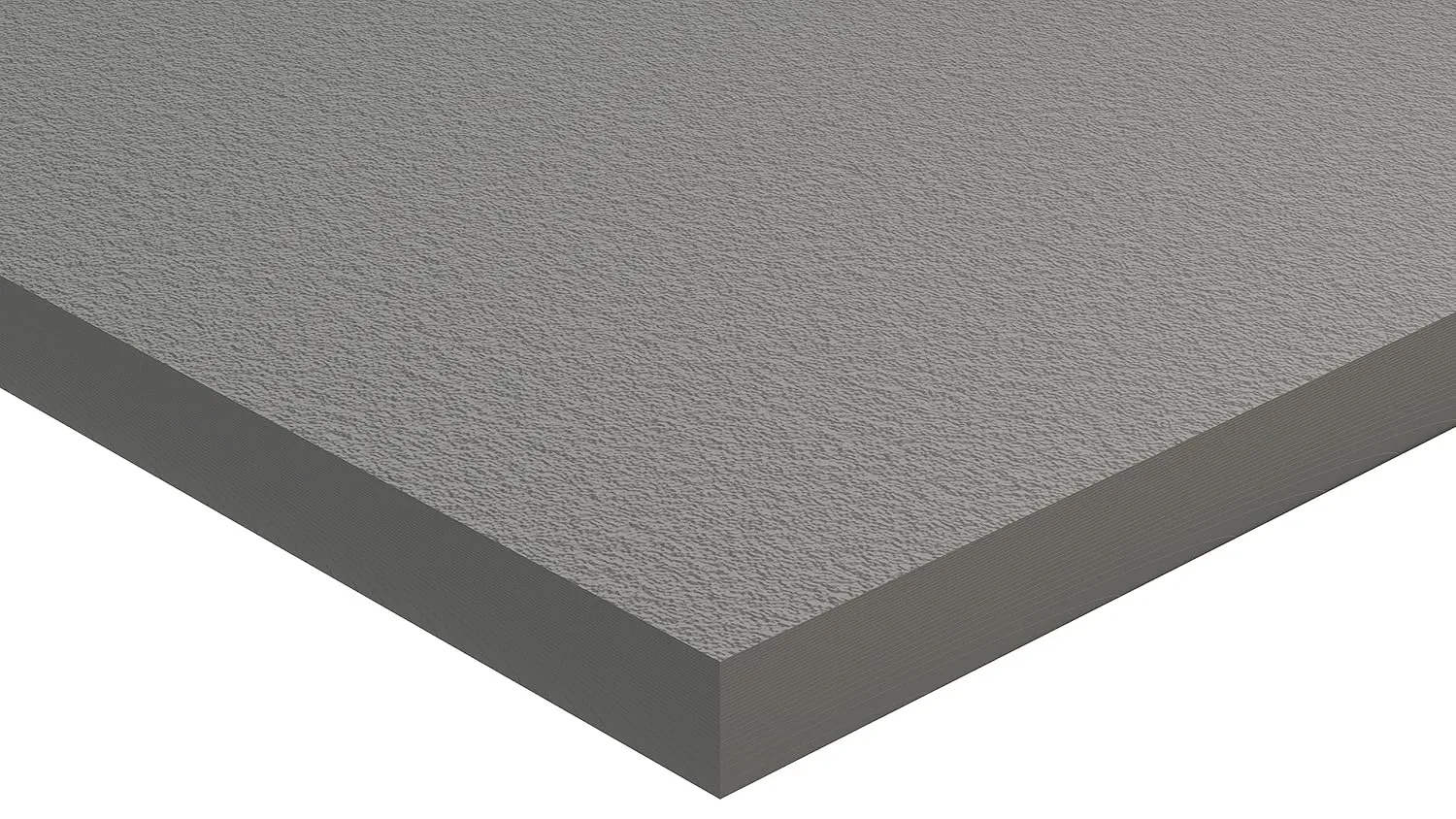 Polyethylene, UV-Stablized Marine Board Sheet (Starboard Sheet/Seaboard Sheet), Mercury Gray, 3/4", 0.75" Thick, 12" W x 18" L