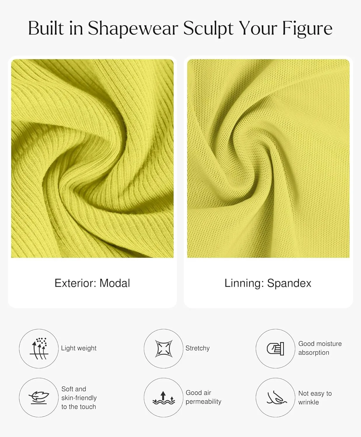 Popilush Summer Dresses for Women 2025 - Club Dress Cocktail Shapewear Mini Dress Spaghetti Straps Dinner Date Night Bodycon