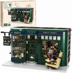 Post Shop Building Block Set,Handmade Mini Modern Model House for Lover Friend Gift Building Block Model for Kids Adults Boys Girls Age 8 ，1420pcs