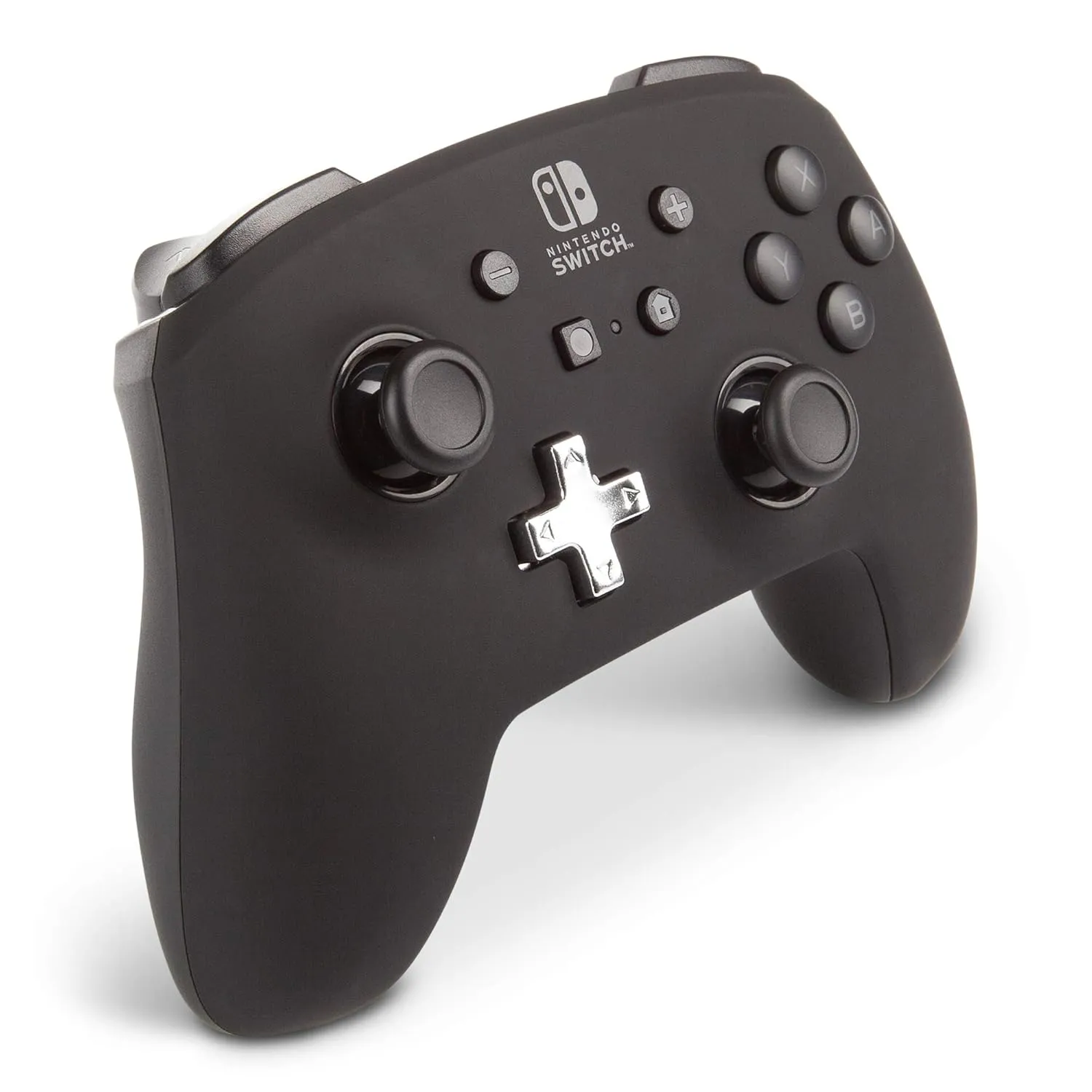 PowerA Enhanced Nintendo Switch Controller Wireless - Black, Rechargeable Pro Controller for Switch, Immersive Motion Control and Advanced Gaming Buttons