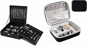 ProCase Jewelry Box Bundle with Travel Watch Case