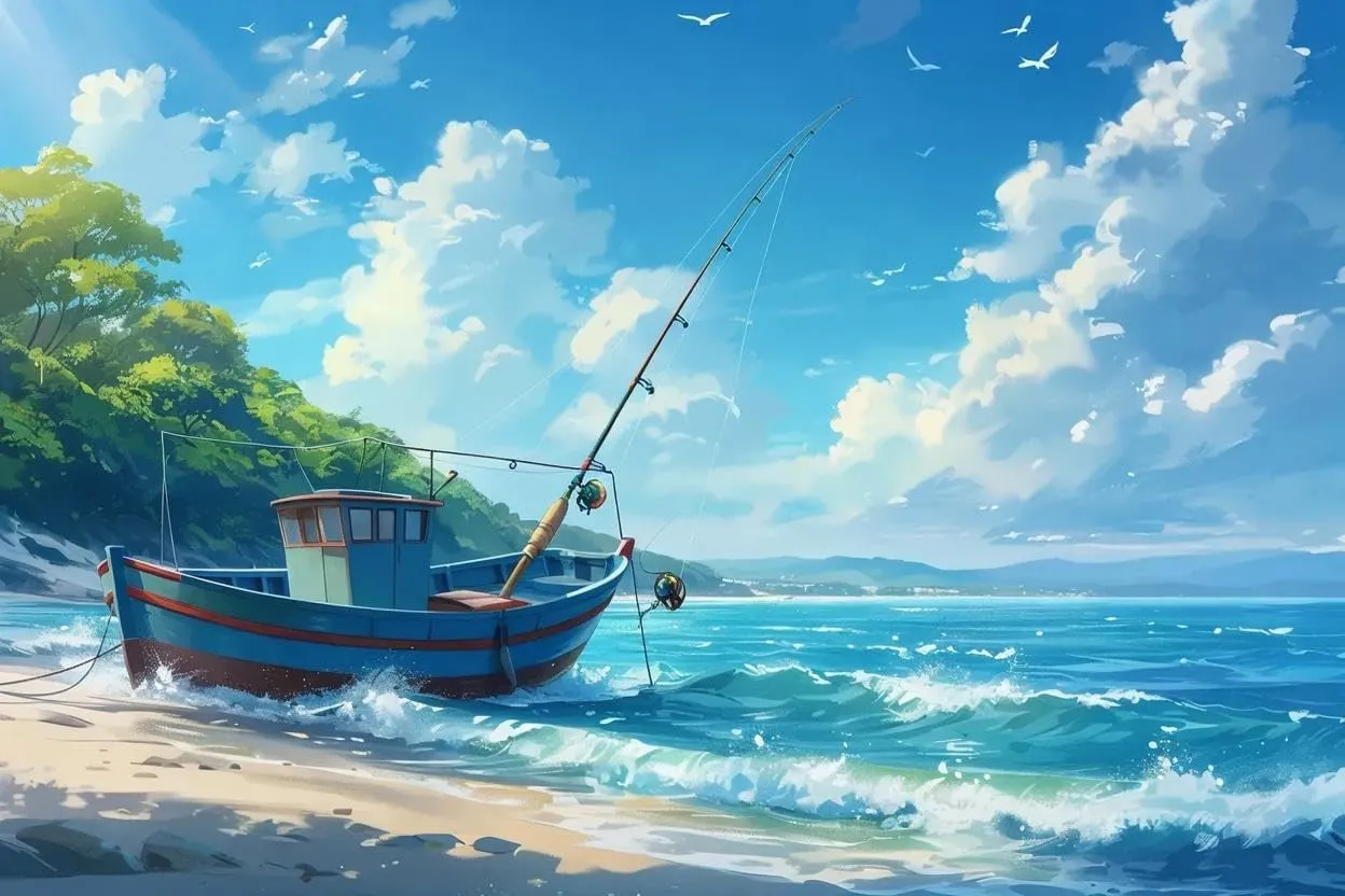 Puzzles for Adults 1000 Pieces Fishing Boat Seaside -Jigsaw Puzzle for Adults Challenging Puzzle Perfect for Game Nights