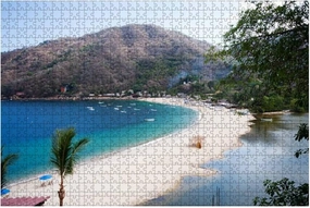 Puzzles for Adults 1000 Pieces Funny Yelapa Fishing Village Puerto Vallarta Mexico - Large Puzzle Game Artwork for Adults Teens
