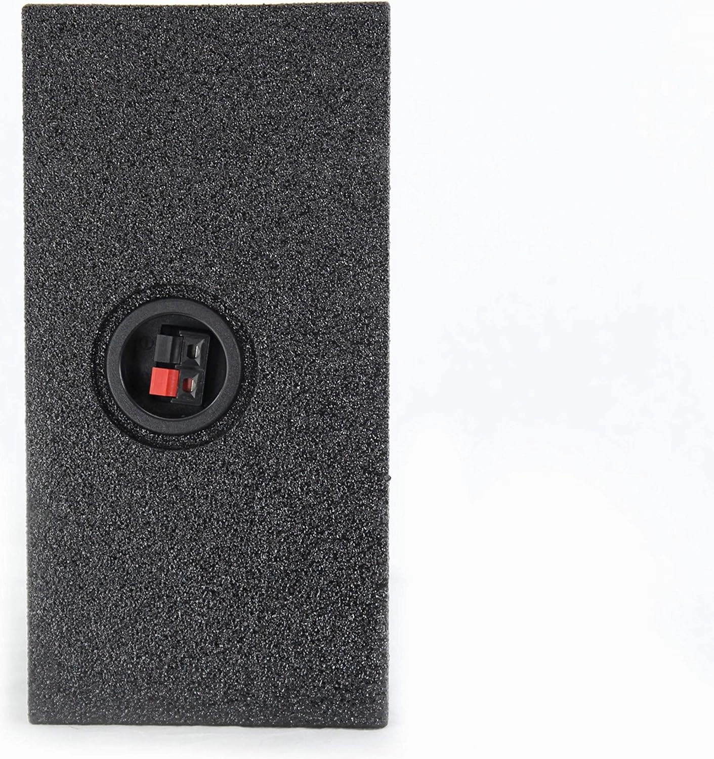 QPower Single 10 Inch Sub Enclosure, Universal Downfire/Behind Seat Speaker Box