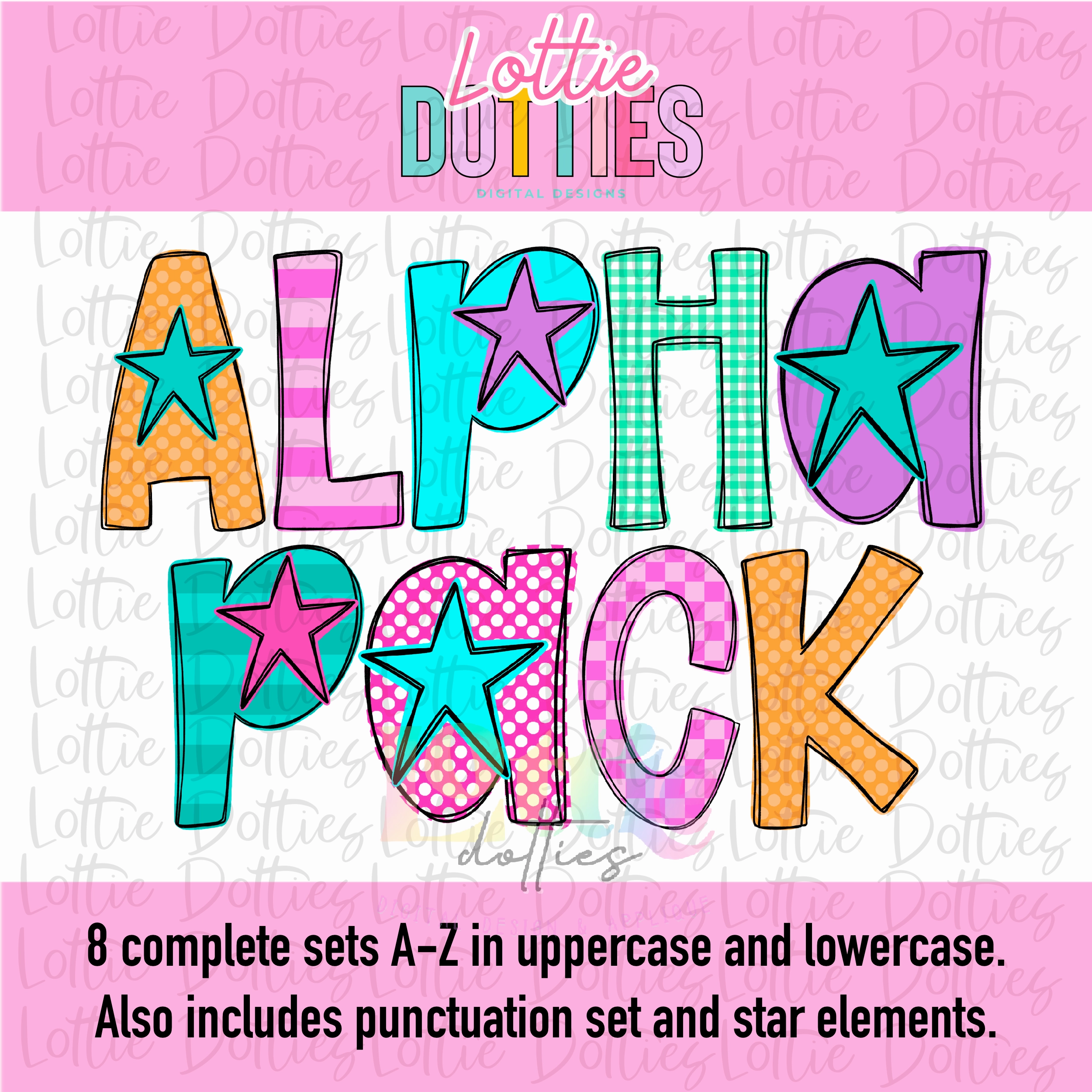 Quinn Colorful Alpha  - Alpha Pack - Alphabet Clipart - Alphabet - Occupational Alpha
