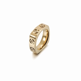 Quirky Floral Square Ring