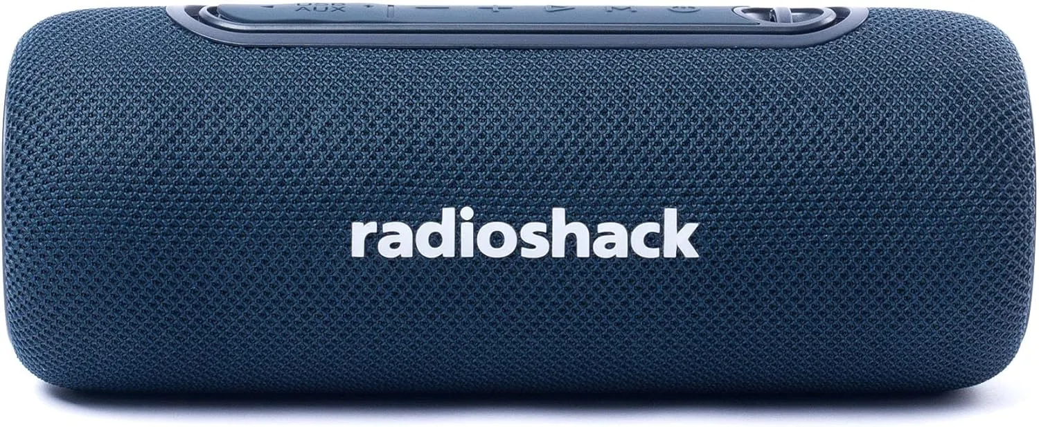 RadioShack Mini Bluetooth Speaker Pumping Box with RGB Light, Blue, 8W