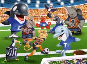 Ravensburger Soccer Field Flair - 150 Piece XXL Jigsaw Puzzle for Kids | Inspires Creative Play and Sports Fun | Family-Friendly Fun | Eco-Friendly