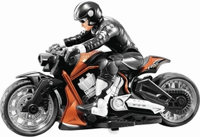 RC 1:8 Remote Control Motorcycle 2.4G Cross Country Motorcycle Stunt Drift Car Use Time Up to 1 Hour Boy Toy Car ABS Material Solid and Durable Children’s Gift
