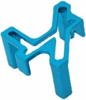 RC Car Upgrade Part for AWD for Dgawd Q8 Q9 Iw04m Iw02 Rm02 Rm03 1/28 for Mini-Z for Mini-D for Mini-Q Metal Modified Servo Bracket RC Car Upgrade Parts(Blue)