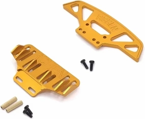 RC Car Upgrade Part for Wltoys 284131 K969 K979 K989 K999 P929 for MINI-Q RC01 1/28 Metal Front Rear Bumper RC Car Upgrade Parts Accessories(Yellow)