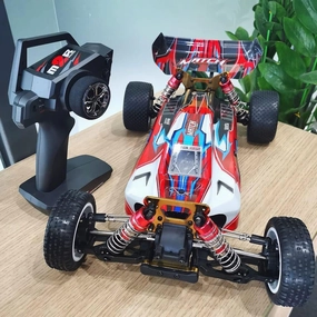 RC Racing Car, 45km/h High Speed Remote Control Car, 1:10 Drift Electric Short Course Rally Truck Monster Car 4WD All Terrain Toy Cars Buggy for Boys & Girls