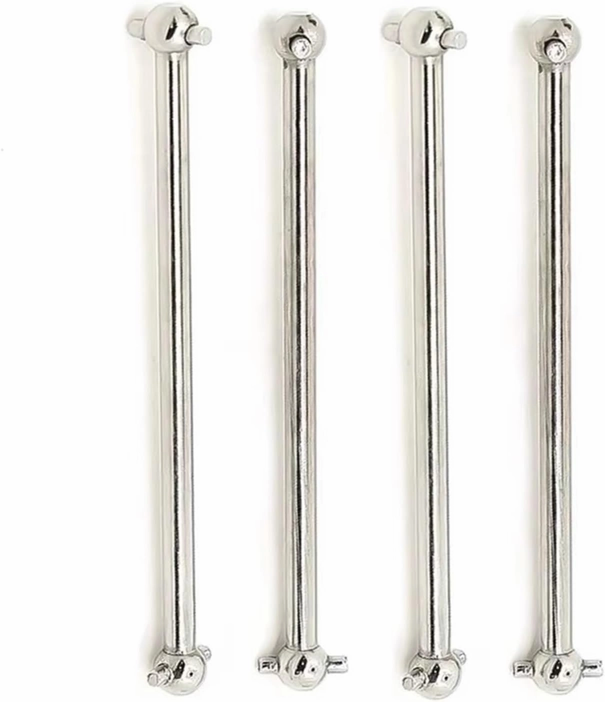 RC Transmission Shaft Compatible with Wltoys 104001 1/10 RC Car Upgrades Parts Accessories 4Pcs Metal Dog Bone Drive Shaft RC Drive Shaft