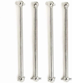 RC Transmission Shaft Compatible with Wltoys 104001 1/10 RC Car Upgrades Parts Accessories 4Pcs Metal Dog Bone Drive Shaft RC Drive Shaft