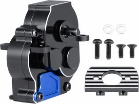 RCLIONS Metal Transmission Case Gearbox with Steel Gear for TRX4M 1/18th RC Crawler Car Upgrade Parts Accessories