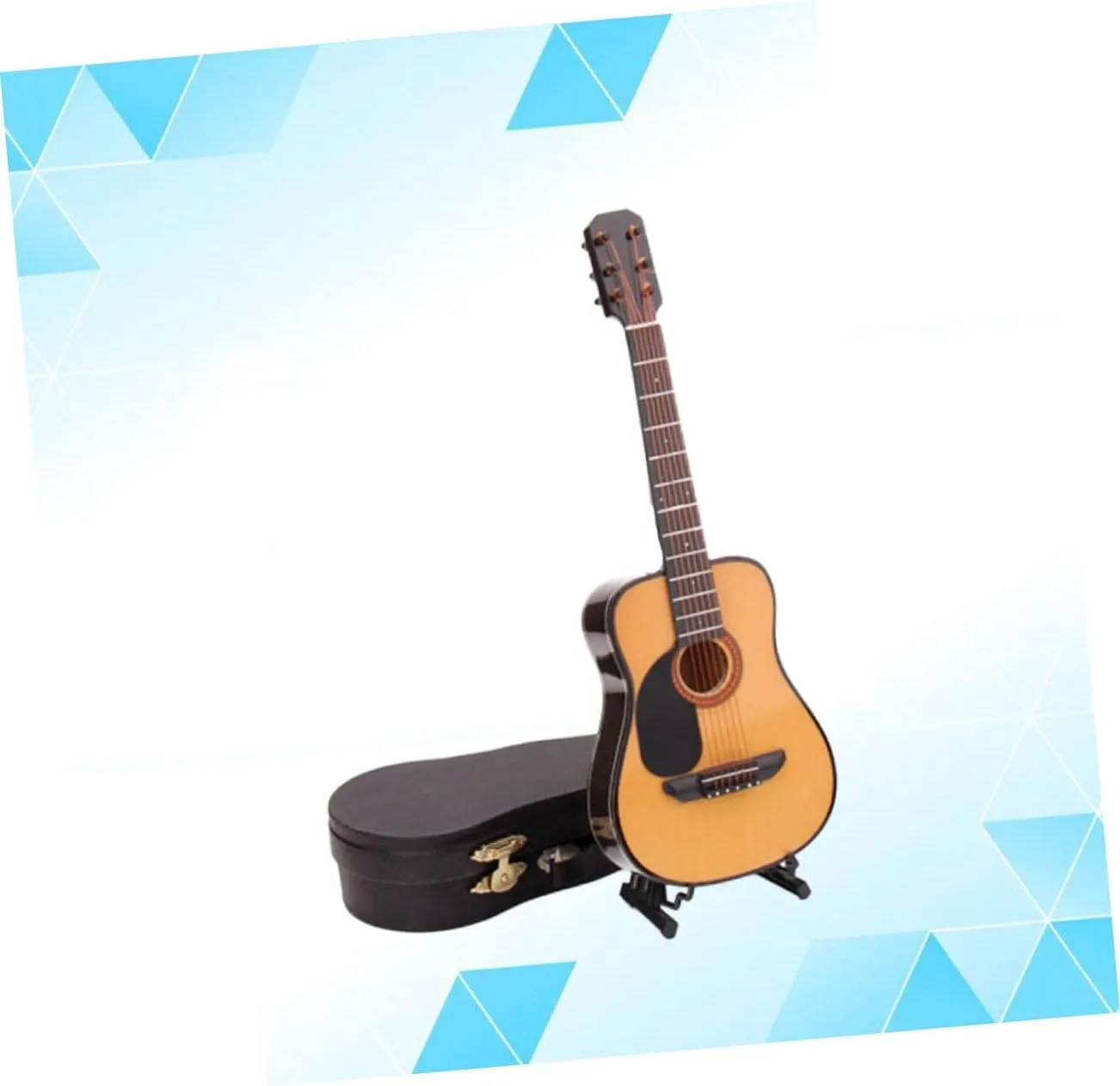 Realistic Miniature Electric Guitar Model Mini Guitar Decoration for Birthday Household Decoration