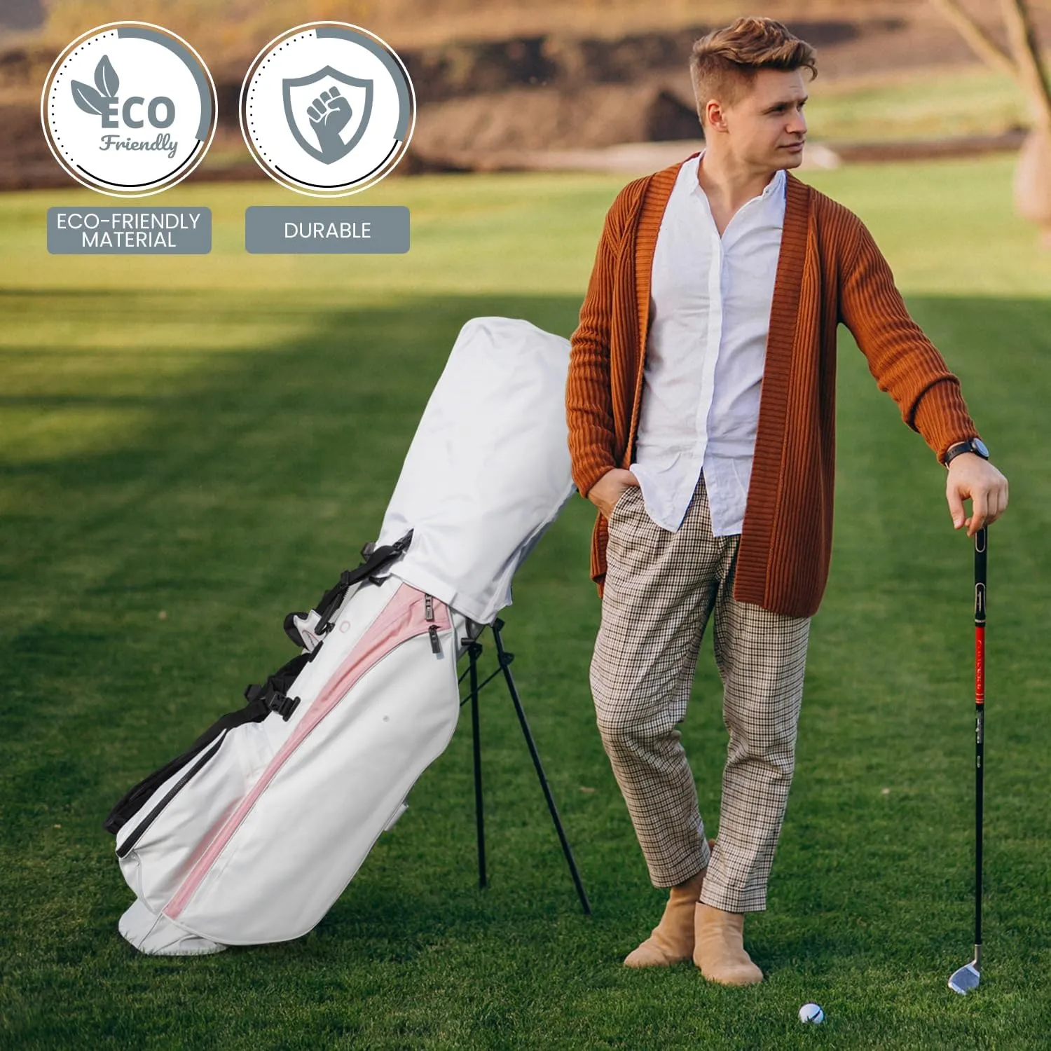 Regency Golf Bag Rain Hood with Snap Button - Eco-Friendly, Universal Fit, Durable & Quick Access Club Protector