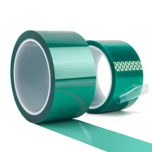 Resin Tape for Epoxy Resin Molding - 2" x110' for High Temp Resin Tape | 500°F Heat Resistant, Green Silicone Adhesive | DIY & Powder Coating - 2 Pack