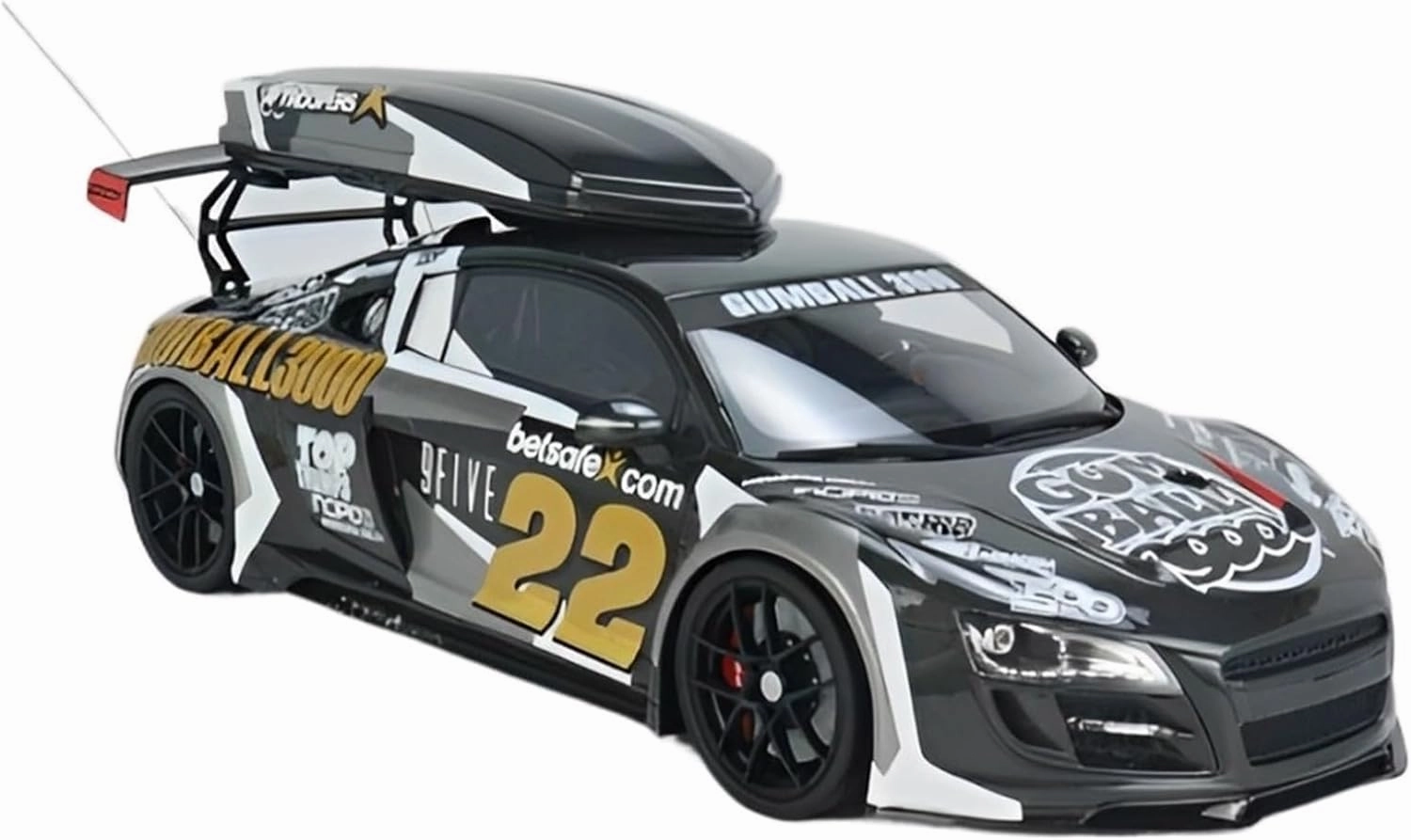 Resin Car Vehicle Model Fit for Audi R8 Gumball 1 18 Resin Rally Car Model Boyfriend Classic Vehicle Collection Festive Deluxe Gift