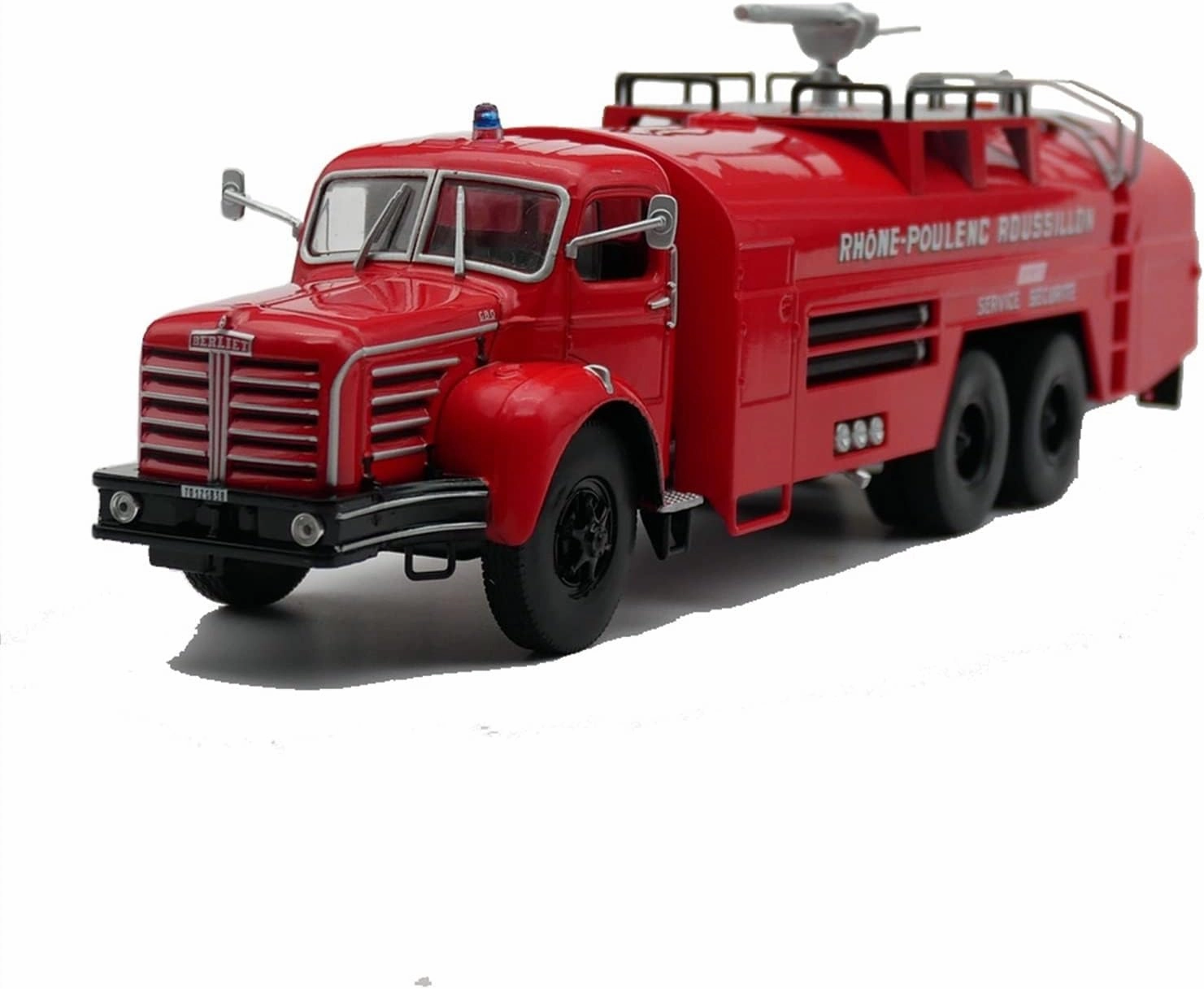 Resin Car Vehicle Model Fit for Berliet GB 1 43 Fire Truck Alloy Car Model Metal Toy Collectible Decoration Gift Festive Deluxe Gift