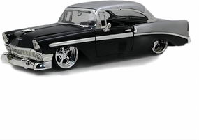Resin Car Vehicle Model Fit for Chevrolet Bel Air 1956 1 24 Alloy Classic Car Model Metal Die Casting Toy Vehicle Collection Gift Festive Deluxe Gift (Size : Black)