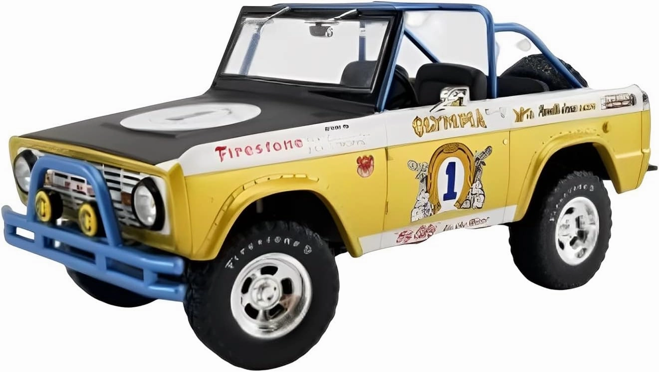 Resin Car Vehicle Model Fit for Ford Baja Bronce 1970 1 18 Simulation Die-Casting Alloy Car Model Collectibles Boy's Toy Display Festive Deluxe Gift