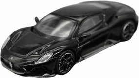Resin Car Vehicle Model Fit for MC20 1 64 Alloy Coupe Car Model Home Static Simulation Vehicle Artwork Decoration Festive Deluxe Gift(Black)