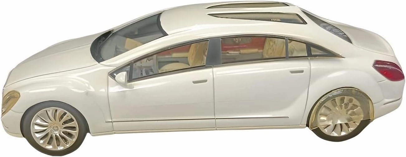 Resin Car Vehicle Model Fit for Mercedes-Benz F700 Concept 2007 1 43 White Alloy Car Model Crafts Decoration Gift Festive Deluxe Gift