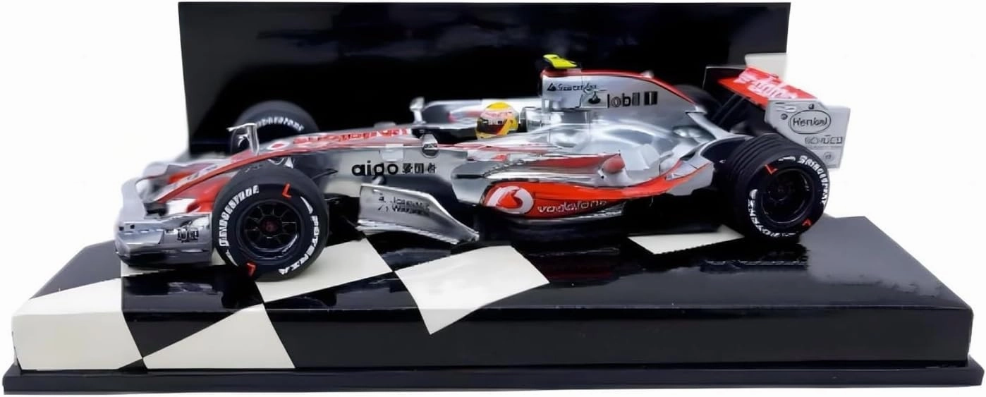 Resin Car Vehicle Model Fit for MP4-22 2007 L.Hamilton 1 43 F1 Resin Metal Car Model Static Simulation Vehicle Desktop Decorations Festive Deluxe Gift