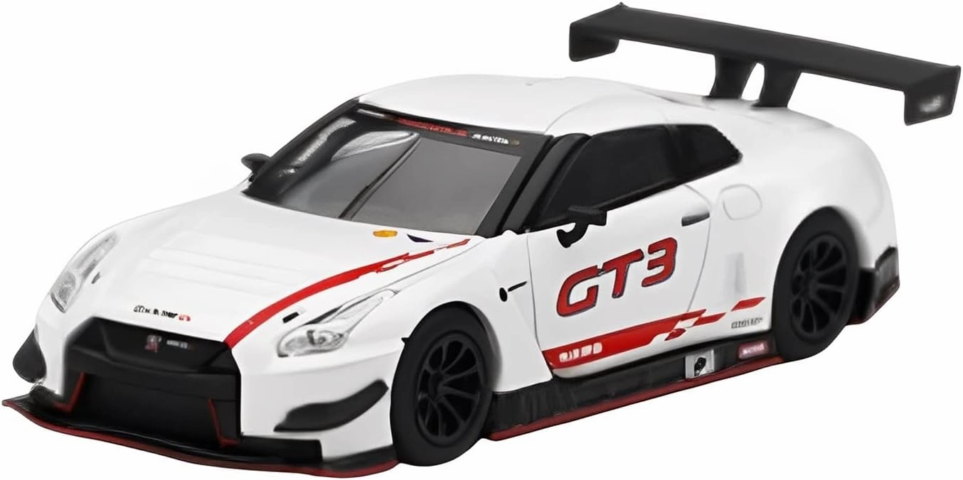 Resin Car Vehicle Model Fit for Nissan R35 GT-R NISMO GT3 2018 1 64 Alloy Car Model Adult Classic Collection Souvenir Ornament Festive Deluxe Gift