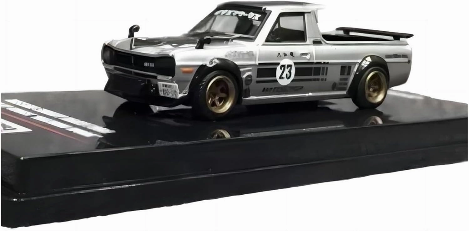Resin Car Vehicle Model Fit for Nissan Sunny Hakotora GT-R 1 64 Pick Up Alloy Model Car Collectible Die-Cast Adult Vehicle Toys Festive Deluxe Gift