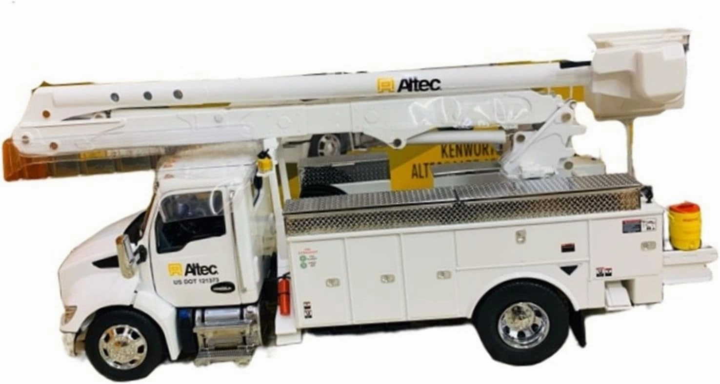 Resin Car Vehicle Model Fit for T380 W/ALTEC AA55 1 32 Aerial Service Truck Metal Model Miniature Metal Car Toy Collectibles Festive Deluxe Gift