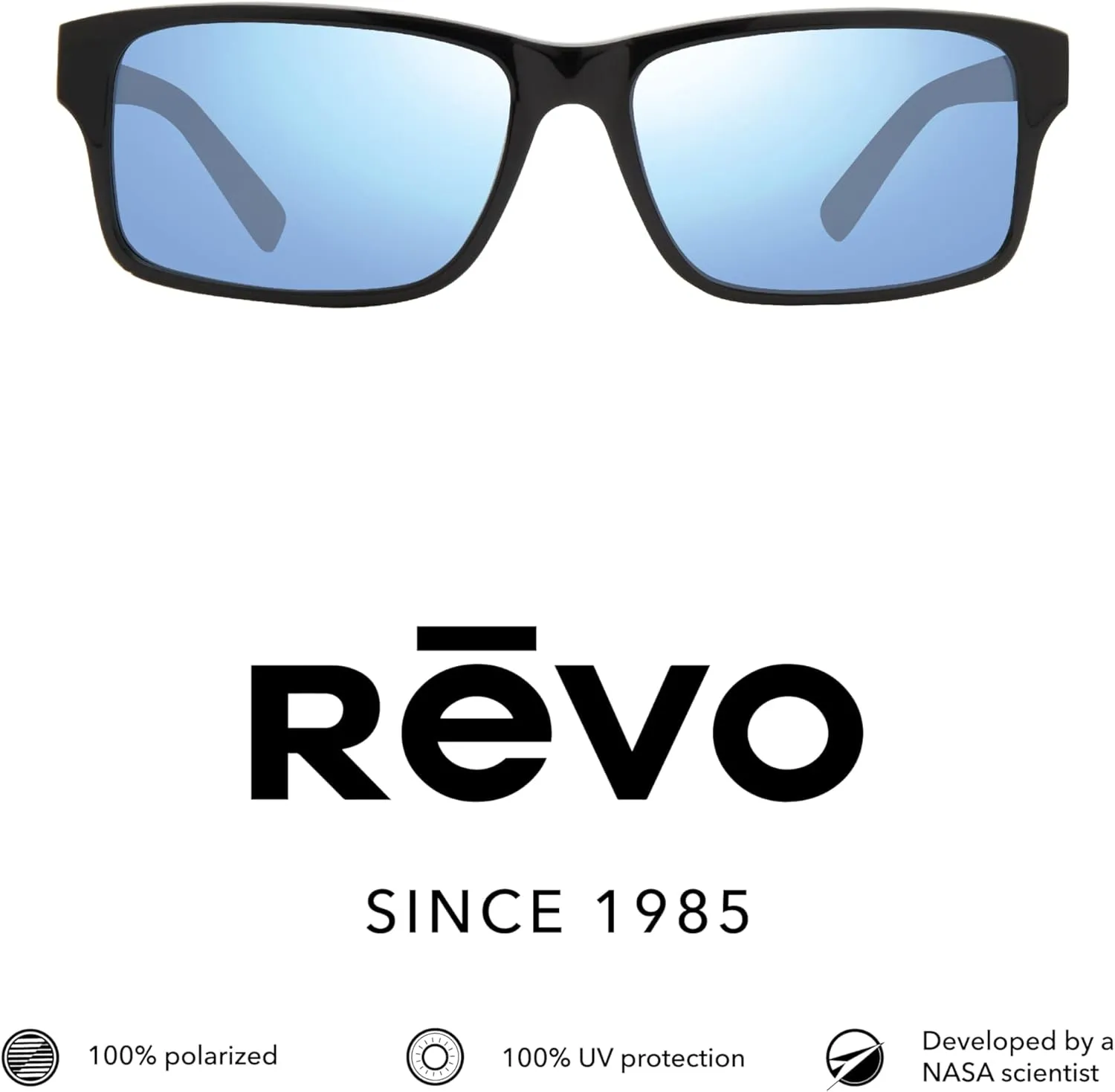 Revo Sunglasses Finley: Polarized Lens with Eco-Friendly Rectangle Frame