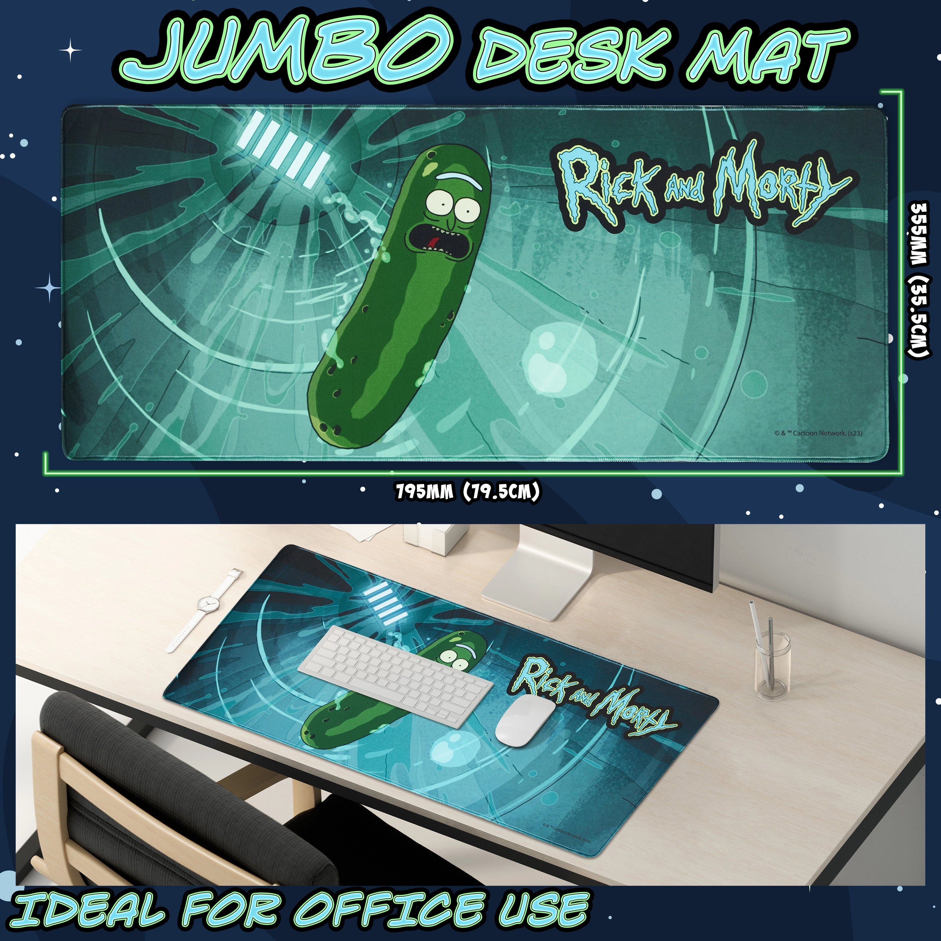 RICK AND MORTY Desk Mat, Mat Large Mouse - RICK AND MORTY