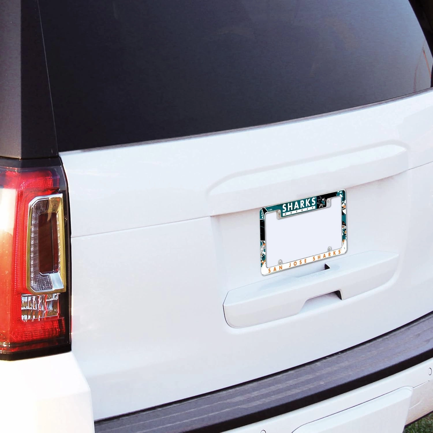 Rico Industries NCAA Two-Tone 12" x 6" Chrome All Over Automotive License Plate Frame for Car/Truck/SUV