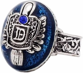 RIUKIU Stackable Rings for Women Statement Rings Trendy Gifts Antique Silver Alloy Inlaid Gems Ring Birthday for Mom (Color : Stefan S, Size : 20th)