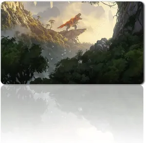 Rootbound Crag - Board Game TCG Playmat Table Mats Size 23.6X13.8 inch Games Mousepad Compatible for TCG MTG Playmat Bag