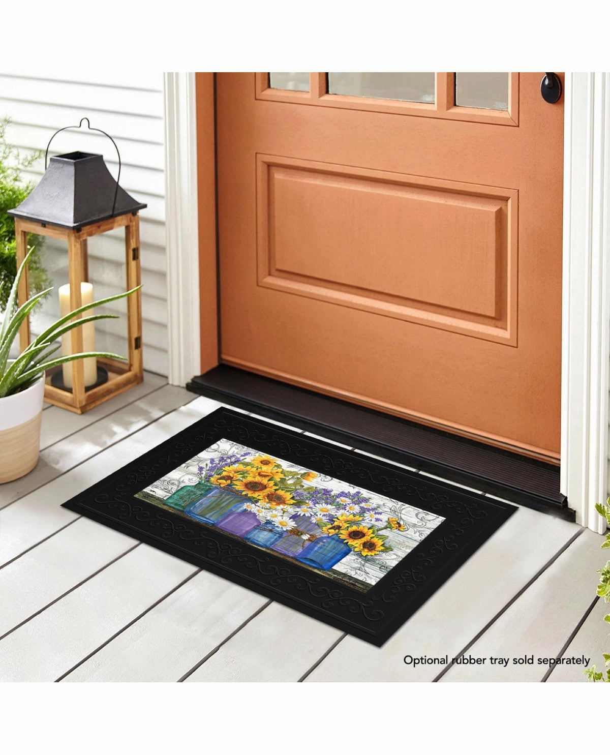 Rustic Sunflowers Mini Mat