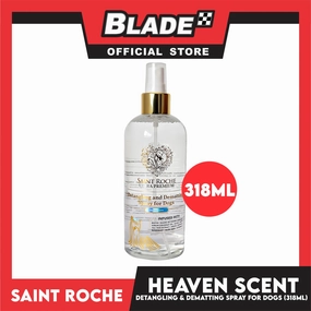 Saint Roche Ultra Premium Detangling and Dematting Spray for Dogs 318ml (Heaven Scent) Dogs Fur and Coat