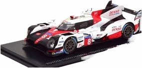 Scale Model Alloy Car Models TS050 for Toyota Team 1/43 2017 Le Mans GAZOO Spark Rally Car Collection Coupe Simulation