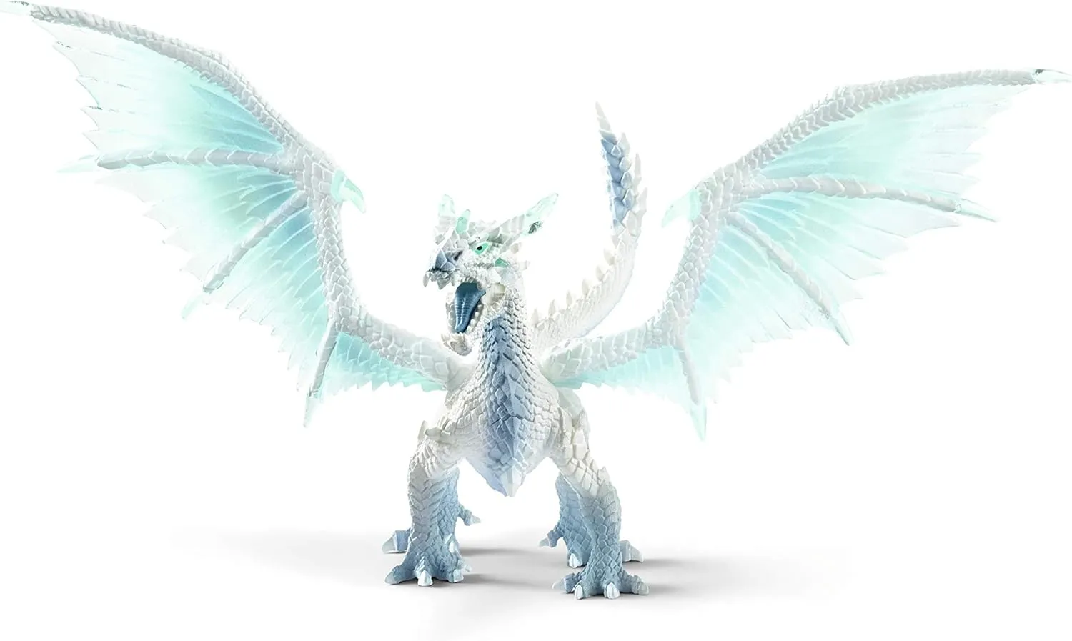 Schleich Eldrador Creatures Ice Dragon Toy Action Figure for Kids Ages 7-12,Blue, White