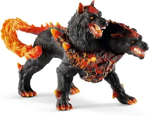 Schleich Eldrador Creatures, Lava Monster Mythical Creatures Toys for Kids, Hellhound Action Figure, Ages 7 