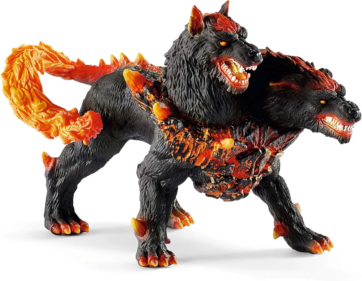 Schleich Eldrador Creatures, Lava Monster Mythical Creatures Toys for Kids, Hellhound Action Figure, Ages 7 