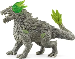 Schleich Eldrador Creatures, Toys for Boys and Girls, Stone Dragon Mythical Creatures Toy Action Figure, Ages 7 , Multicolor, 4.9 inch