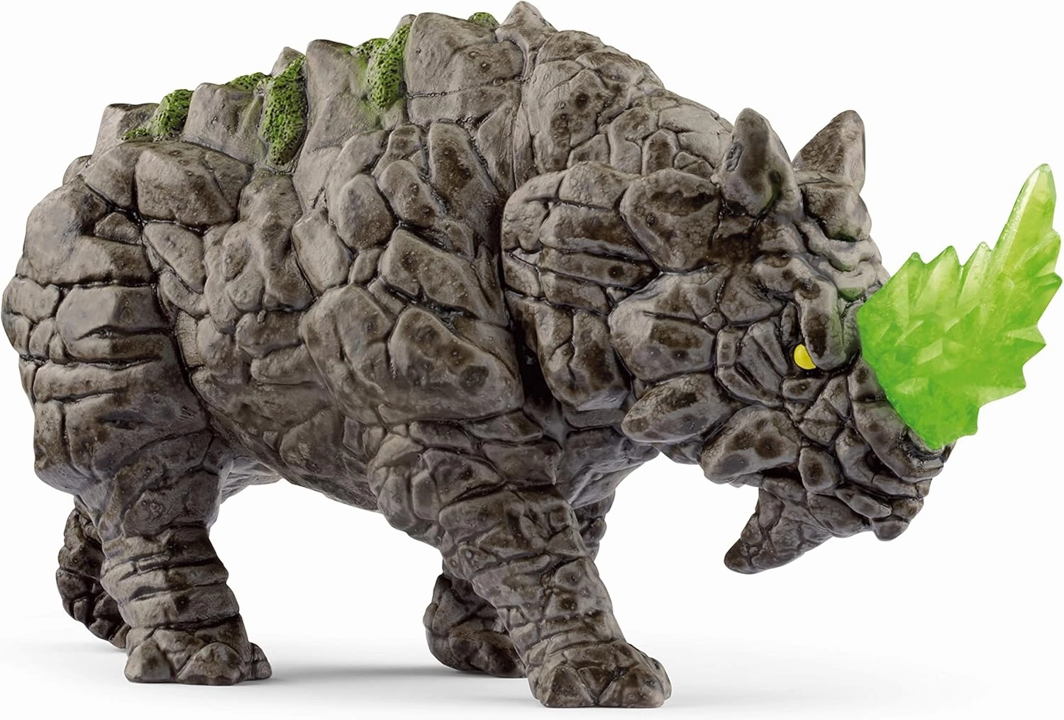 Schleich Eldrador Creatures - Stone Battle Rhino Figurine - Fantasy Rhinoceros for Boys and Girls - Durable Rock Beast Figures for Imaginative Play - Monster Toys for Kids Ages 7  | 70157