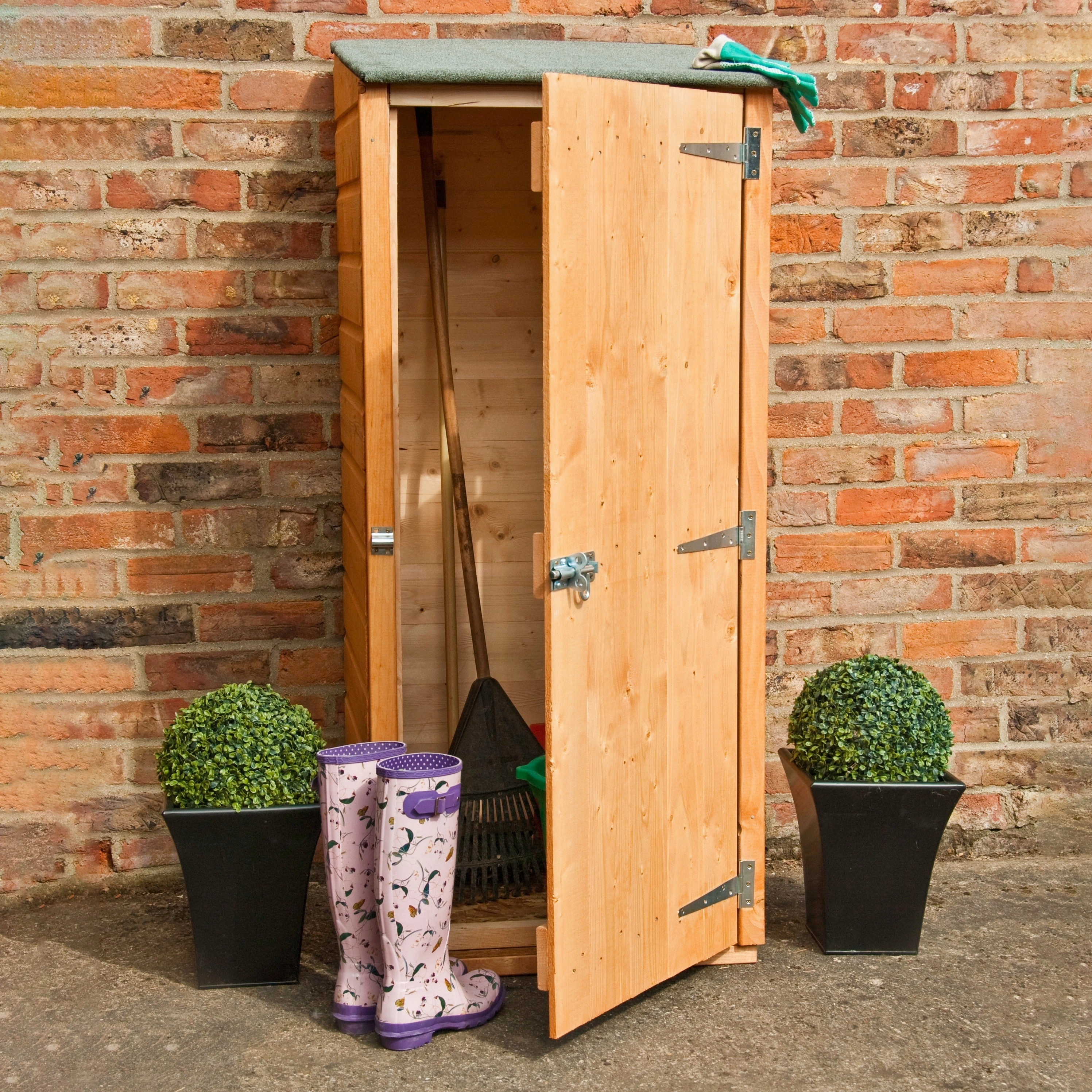 Shire Wentworth 2' x 1' 11" Pent Garden Store - Premium Dip Treated Shiplap