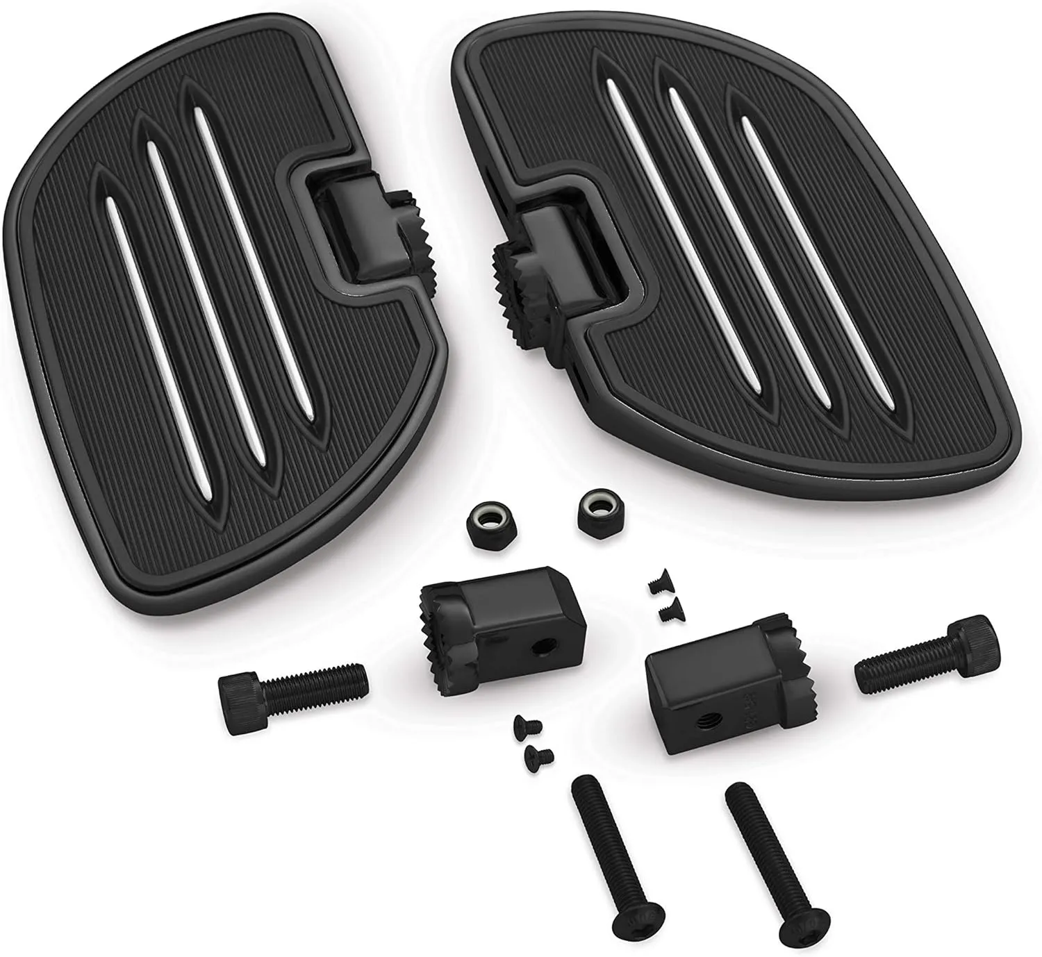 Show Chrome Accessories (21-359BK) Commander Satin Black Driver Board 2018  Honda GL1800